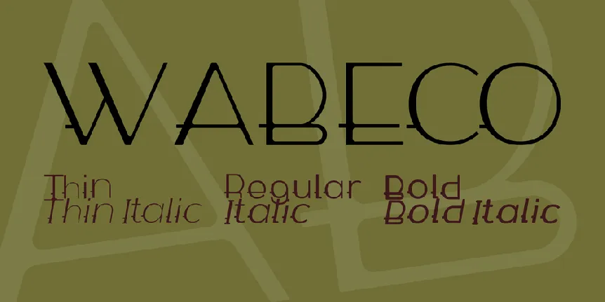 WABECO font