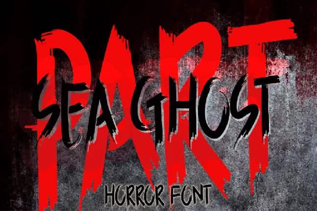 Sea Ghost font