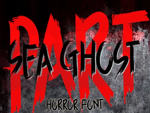 Sea Ghost font