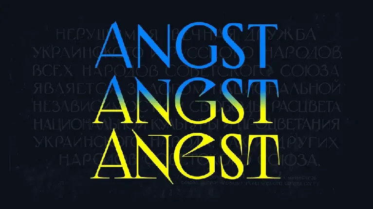 Angst font