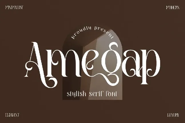 Amegap font