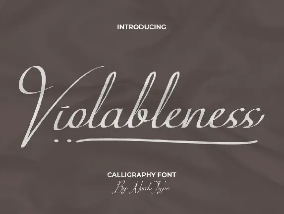 Violableness font