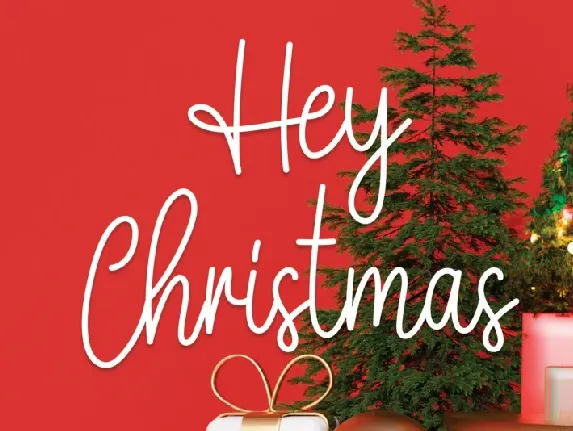 Hey Christmas Script font