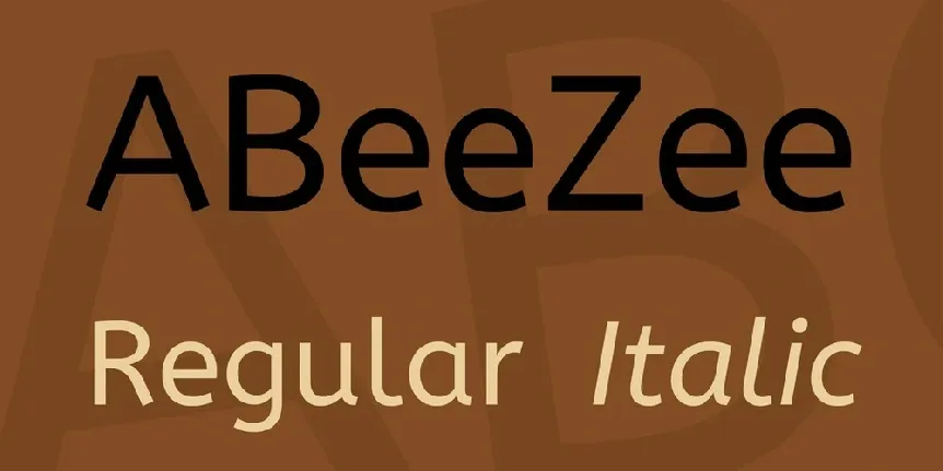 ABeeZee Family font