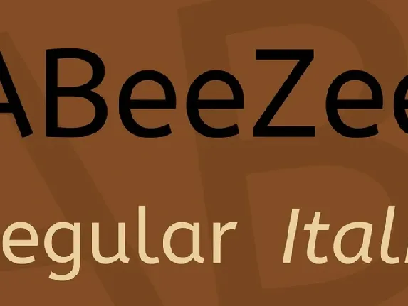 ABeeZee Family font