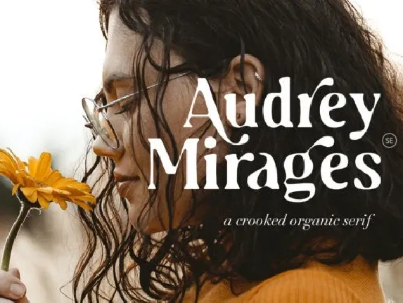 Audrey Mirages font