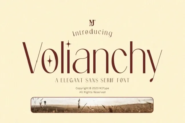 Volianchy font