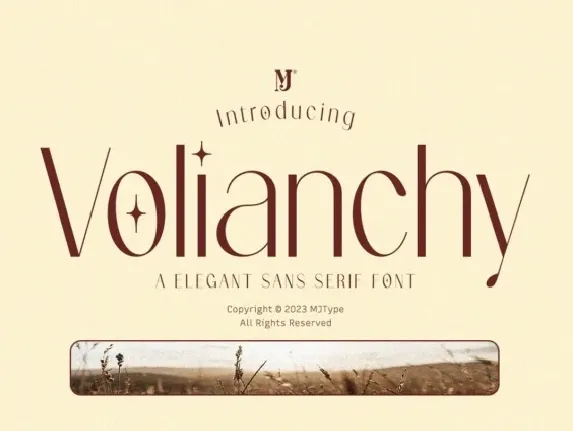 Volianchy font