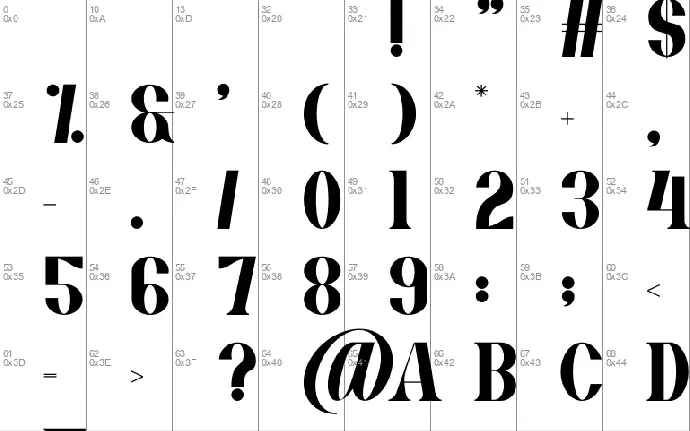 Bordy font