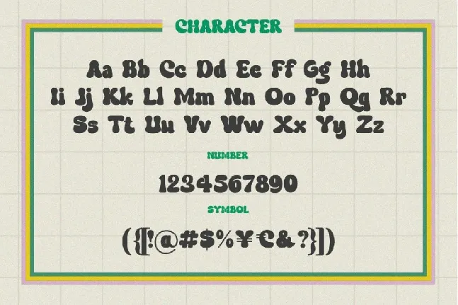 The Sugiko DEMO font