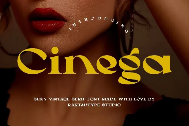 Cinega font