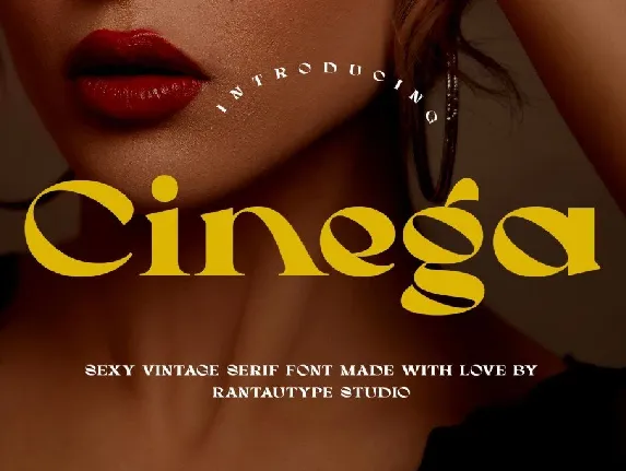 Cinega font