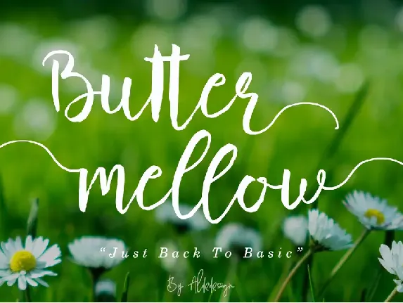 Butter Mellow font