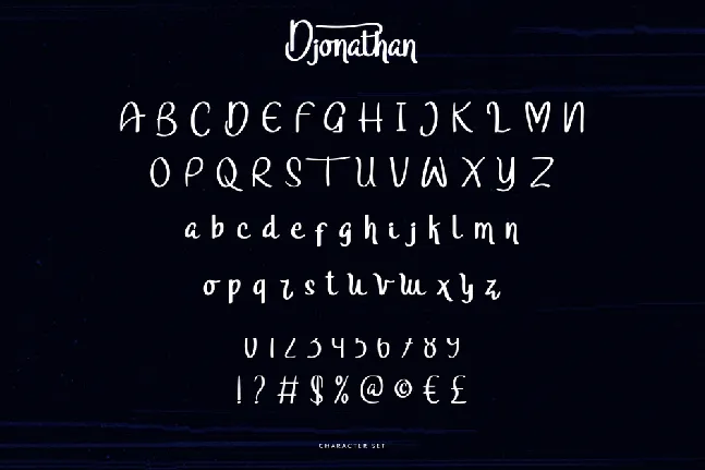 Djonathan Demo font