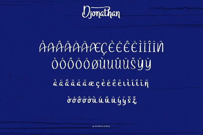 Djonathan Demo font