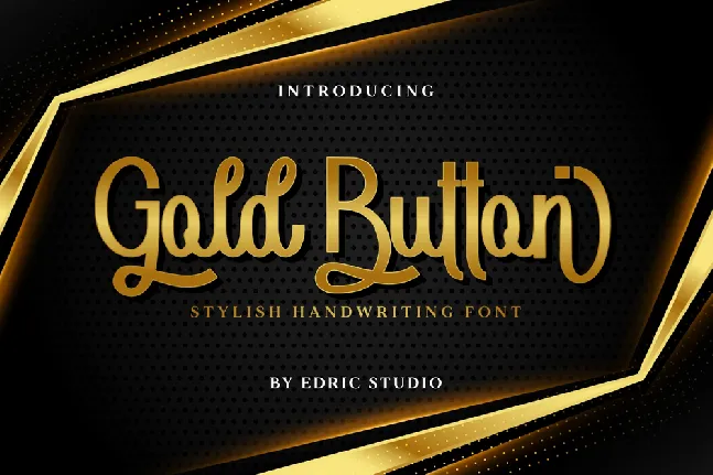 Gold Button Demo font