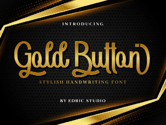 Gold Button Demo font