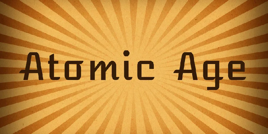 Atomic Age font