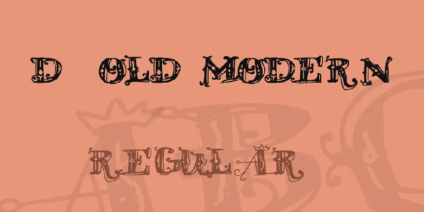 D_OLD MODERN font