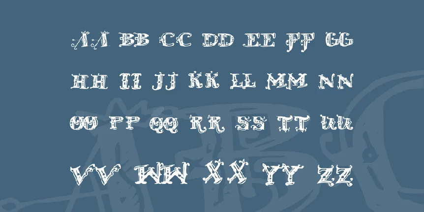 D_OLD MODERN font