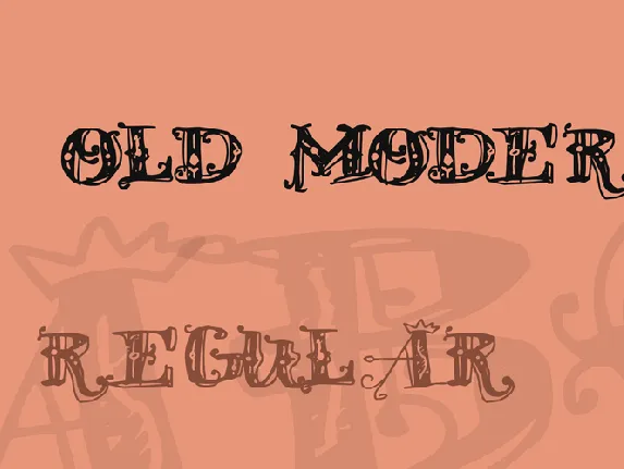 D_OLD MODERN font