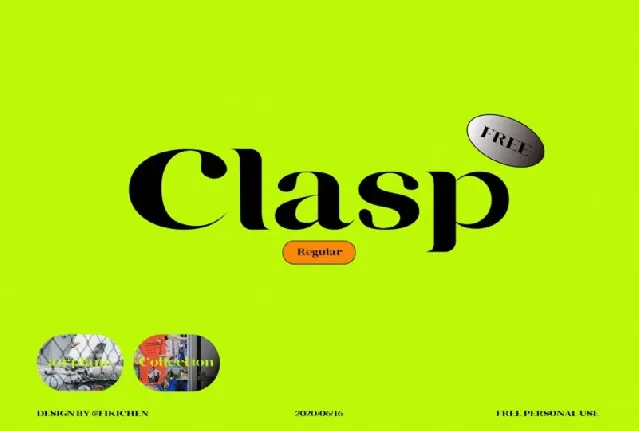 Clasp font