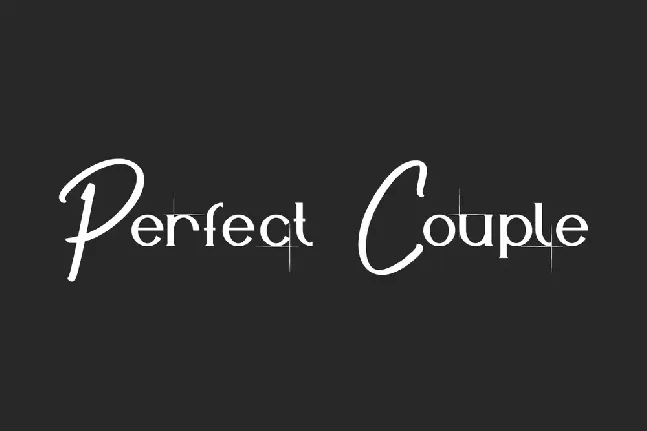 Perfect Couple font