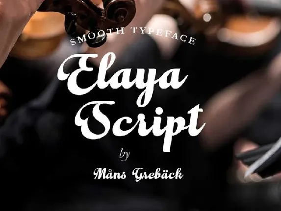 Elaya Script font