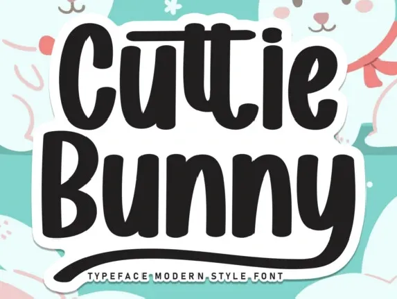 Cuttie Bunny font