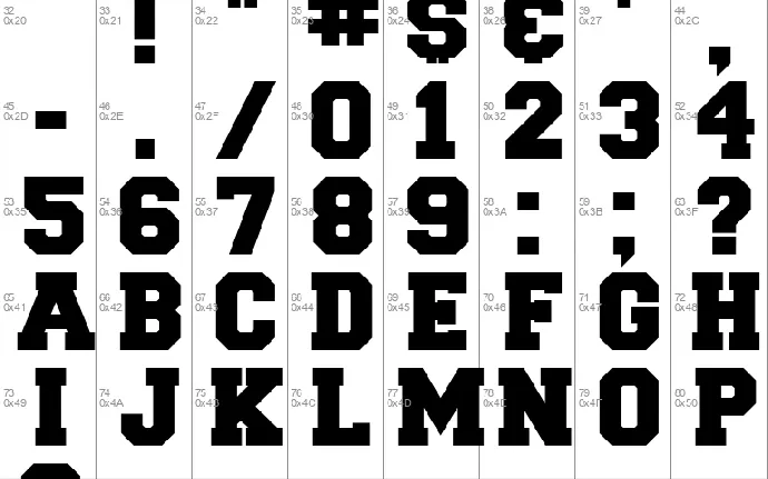 NFL font