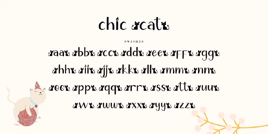 Chic Cat font