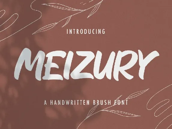 MEIZURY font