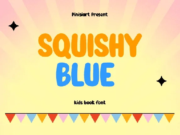 Squishy Blue font