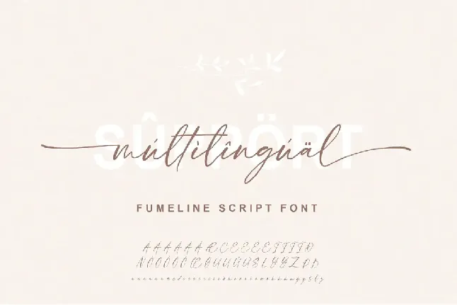 Fumeline font