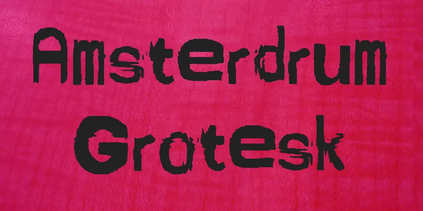 Amsterdrum Grotesk font