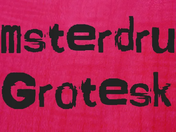 Amsterdrum Grotesk font