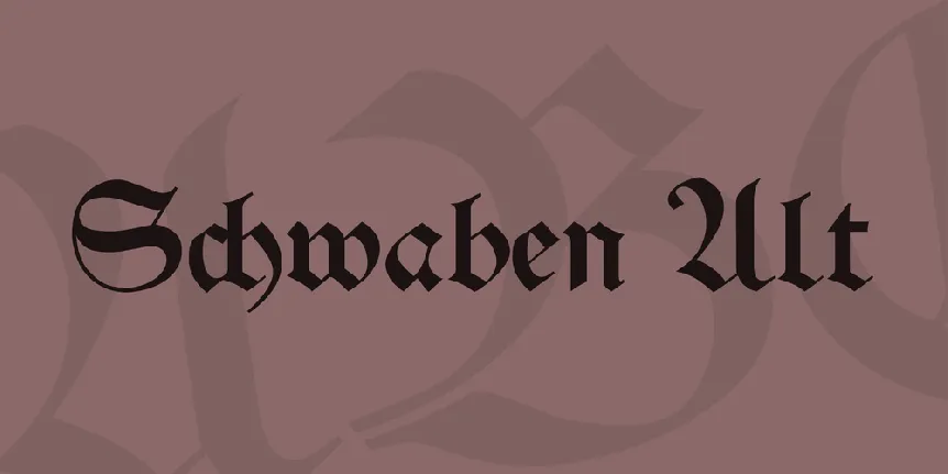 Schwaben Alt font