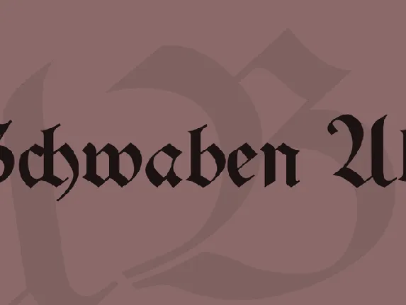 Schwaben Alt font