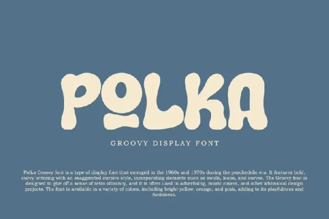 Polka font