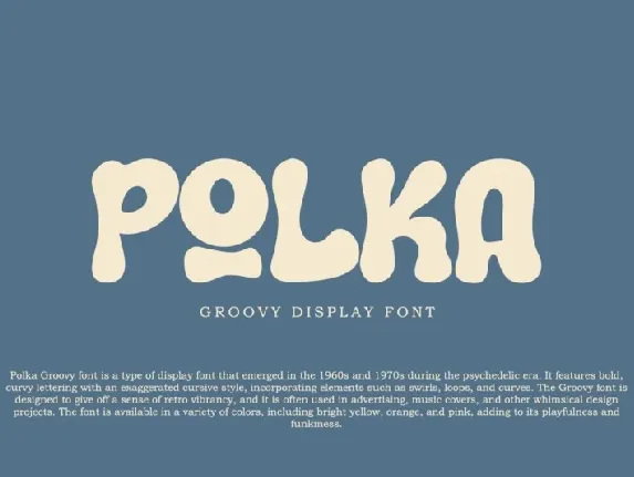 Polka font