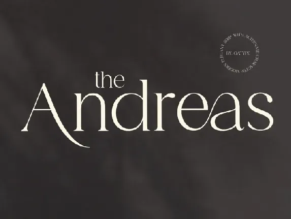 Andreas font