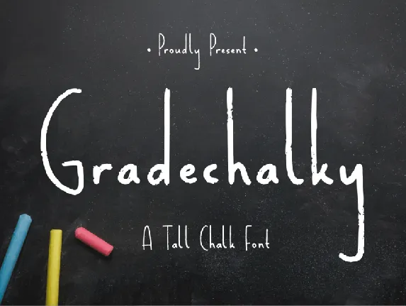 Gradechalky font