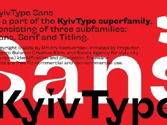 KyivType Sans Serif Family font