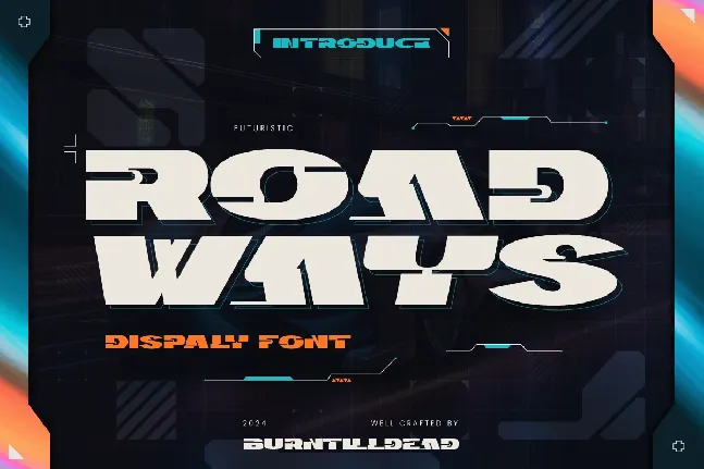 Roadways Oblique font