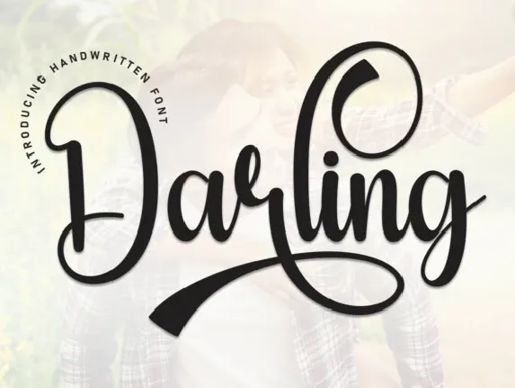 Darling Calligraphy font