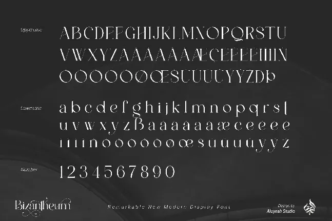 Bizantheum font