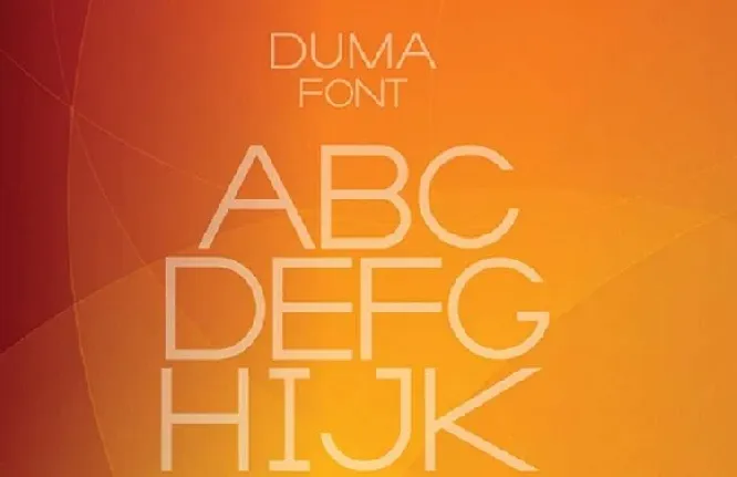 Duma Free font