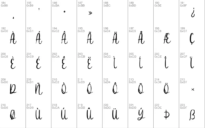 Anaira - Personal Use font