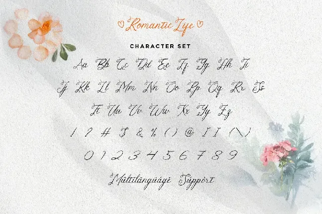 Romantic Life Demo font