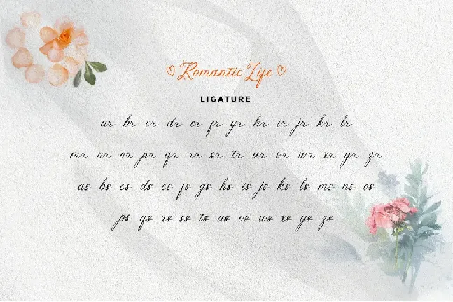 Romantic Life Demo font